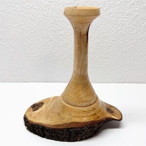 Hand Crafted Wood Spindle Bud Vase S1